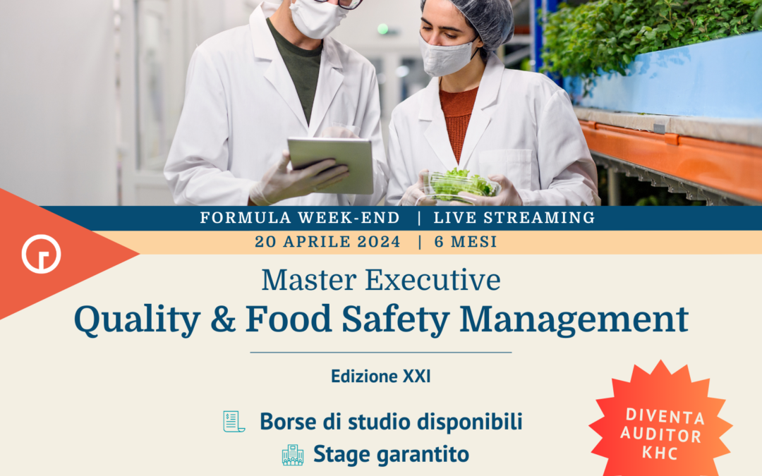 CONVENZIONE ABIFB – TIME VISION: MASTER EXECUTIVE – QUALITY & FOOD SAFETY MANAGEMENT